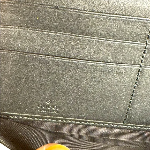 Gucci Supreme GG monogram compact wallet ram continental ziparound wallet NWOT - Picture 13 of 15